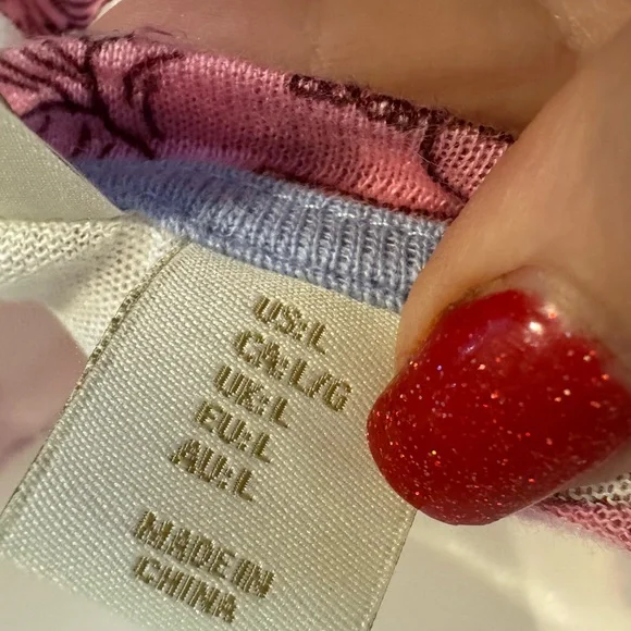 GORGEOUS     Floral Cap Sleeve Linen Top   LARGE         #2 - Picture 7 of 8